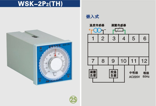 WSK-2P2(TH)溫濕度控制器說明書